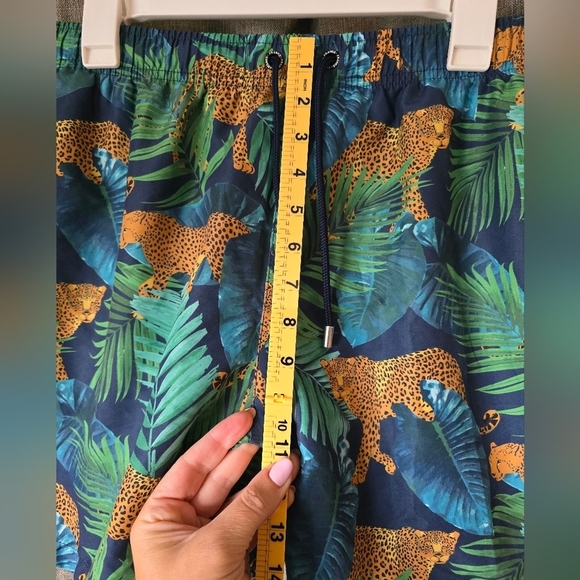 Franks Australia JUNGLE CAT Blue Mens Swim Trunks Size XL NEW - Picture 5 of 6